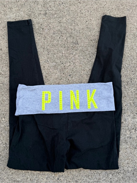 PINK Victoria's Secret Pants - Victoria’s Secret PINK Fold Over Yoga Leggings Small